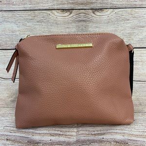 Steve Madden Pink blush cosmetic bag.